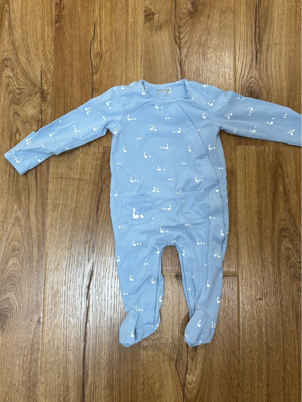 Mayoral Duck Newborn Snap Onesie